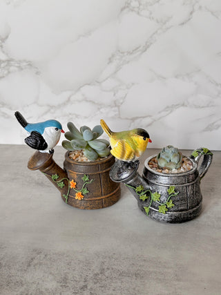 Watering Can Birds